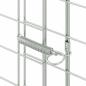Preview: Hasenkäfig Silber 400 x 100 x 210 cm Verzinkter Stahl