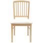 Preview: Esszimmerstühle 2 pcs Natur 50 x 52,5 x 91 cm