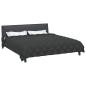 Preview: Winterbettdecke 200 x 240 cm 450 g/m² Anthrazit