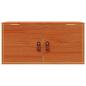 Preview: Wandschrank mit Regal mit Tür 2 pcs Wachsbraun 60 x 30 x 30 cm