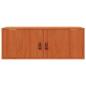 Preview: Wandschrank Wachsbraun 80 x 30 x 30 cm Massives Kiefernholz