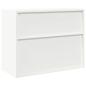 Preview: Aufbewahrungsschrank Weiß 90 x 40 x 70 cm Kaltgewalzter Stahl