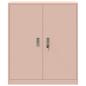 Preview: Aufbewahrungsschrank Rosa 90 x 40 x 105 cm Kaltgewalzter Stahl