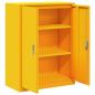Preview: Aufbewahrungsschrank mit Speicher Senfgelb 80 x 40 x 105 cm