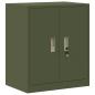 Preview: ARDEBO.de - Aufbewahrungsschrank mit Speicher Olive Grün 60 x 40 x 70 cm