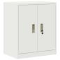 Preview: Aufbewahrungsschrank Weiß 60 x 40 x 70 cm Kaltgewalzter Stahl