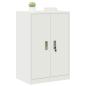 Preview: Aufbewahrungsschrank Weiß 60 x 40 x 90 cm Kaltgewalzter Stahl