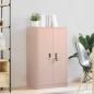 Preview: Aufbewahrungsschrank Rosa 60 x 40 x 90 cm Stahl