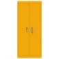 Preview: Aufbewahrungsschrank mit Speicher Senfgelb 60 x 40 x 140 cm