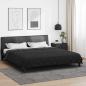Preview: Ganzjahresbettdecke Schwarz und Anthrazit 220 x 240 cm