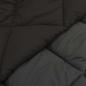 Preview: Ganzjahresbettdecke Schwarz und Anthrazit 220 x 240 cm