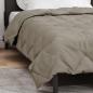 Preview: ARDEBO.de - Ganzjahresbettdecke Hellgrau 220 x 140 cm Mikrofaser