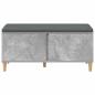 Preview: Flurbank mit Kissen mit Speicher Beton Grau 60 x 38 x 46 cm
