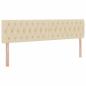 Preview: LED-Speicherbett mit Matratze Creme 180 x 200 cm Stoff