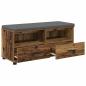 Preview: Flurbank Altholz 100 x 38 x 46 cm
