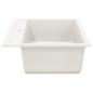 Preview: Waschbecken Weiß 795 x 505 mm 80% Quarz und 20% Harz