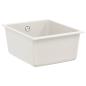 Preview: ARDEBO.de - Waschbecken Weiß 370 x 460 mm 80% Quarz und 20% Harz