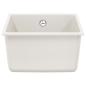 Preview: Waschbecken Weiß 370 x 460 mm 80% Quarz und 20% Harz