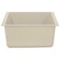 Preview: Waschbecken Beige 530 x 460 mm 80% Quarz und 20% Harz
