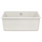 Preview: Waschbecken Weiß 530 x 460 mm 80% Quarz und 20% Harz
