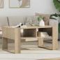 Preview: ARDEBO.de - Couchtisch Sonoma-Eiche 92 x 53 x 45 cm Holzwerkstoff