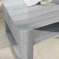 Preview: Couchtisch Graues Sonoma 92 x 53 x 45 cm Holzwerkstoff