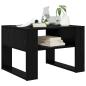 Preview: Couchtisch Schwarz Eichen-Optik 66 x 53 x 45 cm Holzwerkstoff