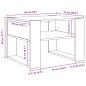 Preview: Couchtisch Sonoma-Eiche 66 x 53 x 45 cm Holzwerkstoff