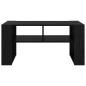 Preview: Couchtisch Schwarz Eichen-Optik 92 x 49,5 x 45 cm Holzwerkstoff