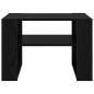 Preview: Couchtisch Schwarz Eichen-Optik 66 x 49,5 x 45 cm Holzwerkstoff