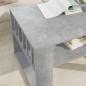 Preview: Couchtisch Beton Grau 66 x 49,5 x 45 cm Holzwerkstoff