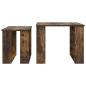 Preview: Kaffeetisch Set 2 pcs Geräucherte Eiche Holzwerkstoff
