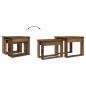 Preview: Kaffeetisch Set 2 pcs Altholz Holzwerkstoff