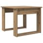 Preview: Kaffeetisch Set 2 pcs Artisan-Eiche Holzwerkstoff