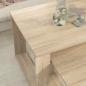 Preview: Kaffeetisch Set 2 pcs Sonoma-Eiche Holzwerkstoff
