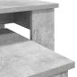 Preview: Kaffeetisch Set 2 pcs Beton Grau Holzwerkstoff