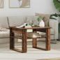 Preview: ARDEBO.de - Couchtisch mit Speicher Altholz 64 x 54 x 44 cm Holzwerkstoff