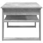 Preview: Couchtisch Beton Grau 96 x 54 x 44 cm Holzwerkstoff