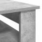 Preview: Couchtisch Beton Grau 96 x 54 x 44 cm Holzwerkstoff