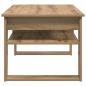 Preview: Couchtisch Artisan-Eiche 96 x 54 x 44 cm Holzwerkstoff