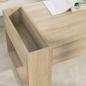 Preview: Couchtisch Sonoma-Eiche 110 x 50 x 41 cm Holzwerkstoff