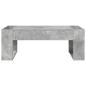 Preview: Couchtisch Beton Grau 110 x 50 x 41 cm Holzwerkstoff