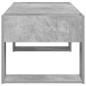 Preview: Couchtisch Beton Grau 110 x 50 x 41 cm Holzwerkstoff