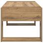 Preview: Couchtisch Artisan-Eiche 110 x 50 x 41 cm Holzwerkstoff