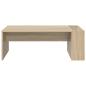 Preview: Couchtisch Sonoma-Eiche 95 x 50 x 34 cm Holzwerkstoff