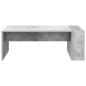 Preview: Couchtisch Beton Grau 95 x 50 x 34 cm Holzwerkstoff