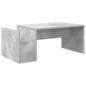 Preview: Couchtisch Beton Grau 90 x 45 x 35 cm Holzwerkstoff