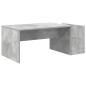 Preview: Couchtisch Beton Grau 90 x 45 x 35 cm Holzwerkstoff