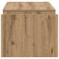 Preview: Couchtisch Artisan-Eiche 90 x 45 x 35 cm Holzwerkstoff
