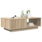 Preview: Couchtisch Sonoma-Eiche 95 x 55 x 31 cm Holzwerkstoff